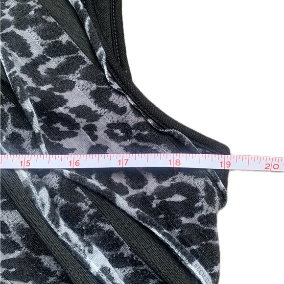 Ruffled stretch animal print Tank Blouse Top Shirt Mini Dress | Style & Co - Picture 8 of 9